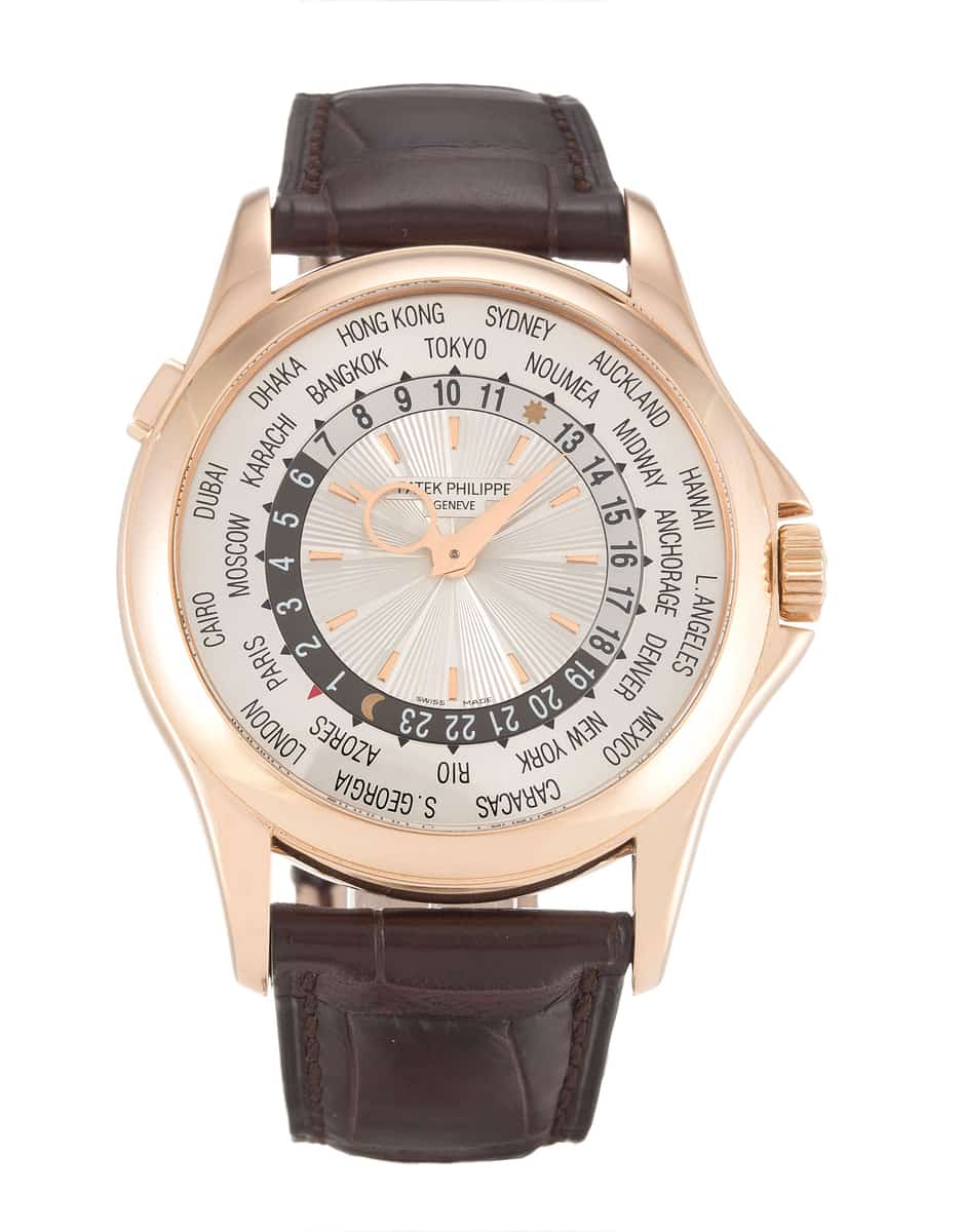 Patek philippe world time 2025 rose gold